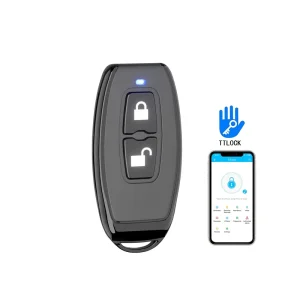 R1 Wireless Smart Lock Key Fob TTlock App Fingerprint Password Digital Door Lock Remote Control for Steel Glass Door Cloud WiFi