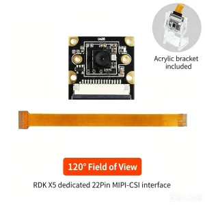 RDK X5 Camera Module IMX219 8MP 120 Ultra Wide Angle Lens CMOS Sensor RAW MIPI CSI for Robotics
