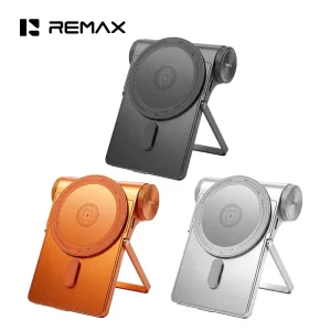REMAX FP 16 5000mAh Magnetic Power Bank Fast Charging PD 20W 15W Foldable Stand Metal Slim Wireless Powerbank for Phone Watch