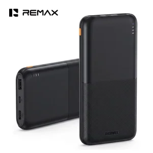 REMAX RPP 23 10000mAh Power Bank 2.4A Slim Portable Charger Dual USB Ports Promotional Gift Factory Price External Battery Pack