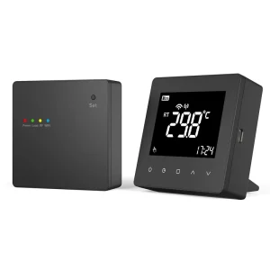 RF 868MHz Wireless Room Thermostat for Hydronic Water Boiler Gas Boiler Heating System Tuya WiFi Programmable