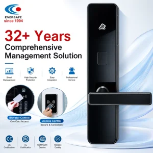 RF Card Hotel Lock Management System Smart RFID Door Lock European Retro Style Direct Sales for Hotel & Office