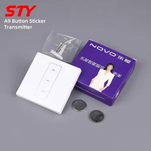 RF433 A9 Single Channel Free on Transmitter Smart Electric Motorized Curtain Motor Remote Control Accessories