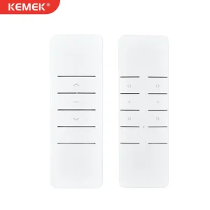 RF433 Handheld 1 2 Channel Smart Controller for Motorized Blinds and Electric Drapery Curtain Remote Control