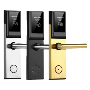 RFID Hotel Smart Lock with Management Software RFID Card and Mechanical Key US Standard Mortise Hotel Lock for Resort Hotel