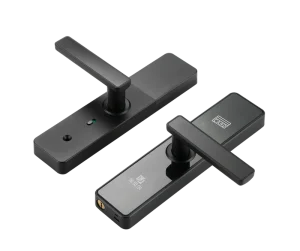 RFID IC Card Security System Smart Hotel Lock Mechanical Key Entry Wood Compatible SDK Compatible 30MM+ Thickness