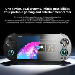 RG VITA Pro 5.5 inch IPS Anti Glare Touch Screen Smart Gaming Device Equipped 5000mAh Battery Supports Wi Fi Android 14 Full HD