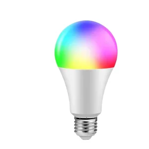Smart LED Light Bulb with Wireless Remote Control, RGB Color Adjustment, and Multiple Color Options