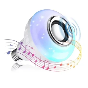 Smart Charging RGB A60 LED Music Wireless Bulb with Google Home Wireless Control