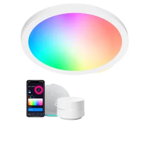 RGB CCT 36W LED Ceiling Light Smart APP Tuya Control Panel Lights for Living Bedroom Dimmable with WiFi Switch Mode