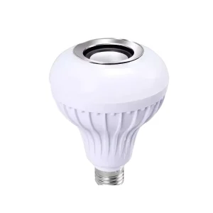 RGB E27 Remote-Controlled LED Flickering Flame Bulb, Smart Mesh Speaker LED Bulb