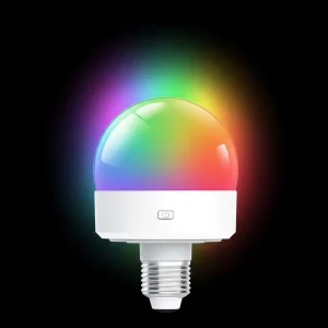 RGB Rechargeable LED Smart Bulb with Remote Control for Smart Home DC-Powered Emergency Lighting
