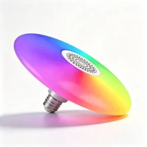 RGB Smart LED Bulb 36W Remote-Controlled Color-Changing Energy-Saving Long-Life Suitable for Bedroom and Home Ambience