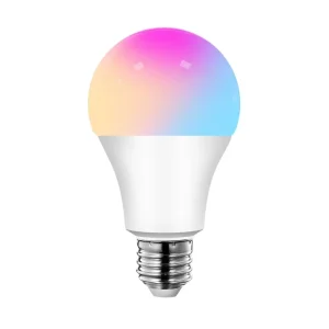 Tuya Smart RGB LED Light Bulb, High-Power 9W/15W, Remote Control, Wi‑Fi Switch Modes, Plastic Reflector, AC Smart Bulb for Warehouses