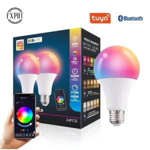 Google Home Smart-Control RGB Dimmable B22 E26 E27 10W 12W 15W LED Bulb