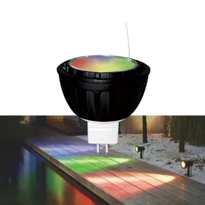 New RGBCW MR16 6W 12V IP65 Aluminum WiFi/Smart LED Bulb for Landscape Lighting Fixtures
