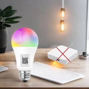RGBCW Dimmable Color-Changing E27 E26 LED Bulb, Tuya Smart Life App, Alexa, Google Home Kit, Smart 800 mm