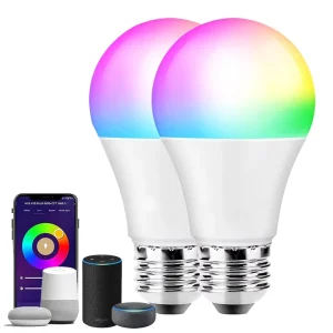 Factory RGBW Wireless Smart LED Bulb 7W Color-Changing Decorative LED Light Bulb for Bedrooms and Living Rooms