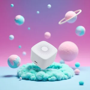 ROHS Certified CE FCC Portable Model 30 Soothing Sounds Rechargeable Mini White Noise Sleep Machine LED Night Light for