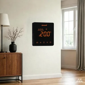RS485 Modbus Wifi Tuya 0-10v Modulating EC Fan Coil + Water Floor Heating 2 in 1 Integrated Smart Cold Room Fcu Thermostat