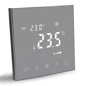 RS485 modbus Touch Buttons central air conditioning 2 pipe 0-10v modulating EC fan coil Smart cold Room fcu Thermostat