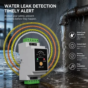 RS485 relay Output Leak Detection System Paired with Liquid Fuel Cable Leak Detection Sensor