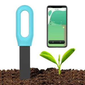 RSH Tuya 2 in 1 Smart Home Soil Meter APP Remote Control Soil Temperature & Humidity Detector for Garden Soil Testing