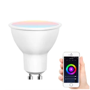 RSH Tuya Smart Life 5W/7W Smartphone-Controlled Wireless Dimmable LED GU10 RGB Smart Home Color Bulb
