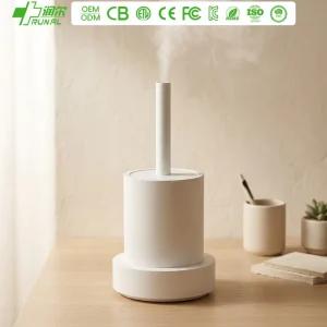 RUNAL 4L Hot Steam Hybrid Cool and Warm Mist Maker Uv Light Ultrasonic Air Humidifier for Bedroom