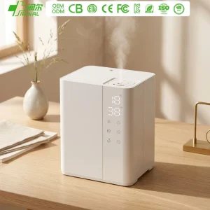 RUNAL 6 Liter 360 Degree Rotating Touch Screen Silent Uv Light Remote Control Ultrasonic Air Humidifier for Large Room