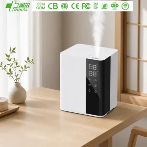 RUNAL 6L Big Capacity 100 Degree Heating Steam Smart Ultrasonic Air Humidifier With Wifi and Remote Control for Home
