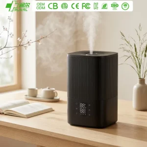 RUNAL Cool And Warm Mist Quiet Smart Wifi Hot Steam Led Night Light Ultrasonic Air Humidifier With Anion And Remote Control