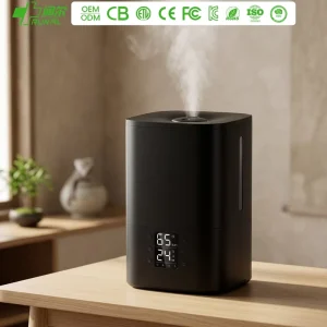 RUNAL OEM 4L Large Water Tank Top Fill Cool Warm Mist Remote Control Ultrasonic Humidifier with UV Light Negative Ion Household