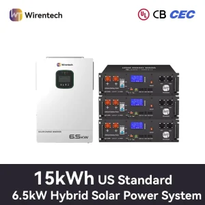 Rack Mount ESS Kit 5.12kWh Battery 6.5kW Hybrid Inverter Solar Storage Emergency Power Home Backup