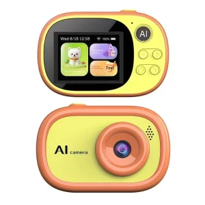 Ready Ship Mini 4G SIM Card Educational Voice Interaction Cartoon Plastic AI Smart Kids Digital Toy Camera Learning Machine