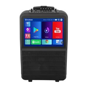 Ready to Ship 10” Woofer 2 Way 40W Power 2G RAM 64G ROM Android 12 WIFI Multifunctional Outdoor Mobile Trolley Karaoke Machine