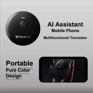Real Time AI Voice Translator Wearfit AI102 with Meeting Summary and One Click Export