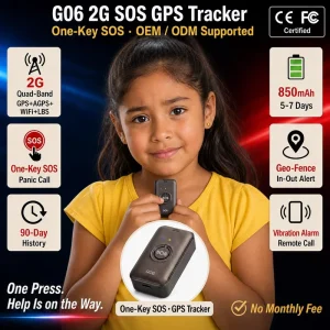 Real Time Location Personal GPS Tracker SOS Calling for Kids Elderly Students Ladies Disabled