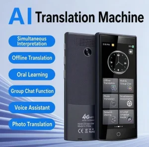 Real-Time Online Speech Translation 142-Language Smart AI Voice Translator Z8 4G Large Screen for OEM/ODM