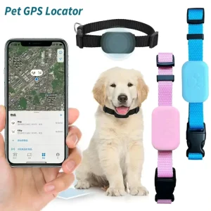 Real Time Smart Anti Lost Pet GPS Tracking Locator Collar Device Made of Durable Silicone Material