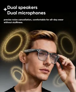 Real-time Translation AI Smart Glasses Bar Design GPS Android OLED Plastic Meeting Minutes Photography 1920×1080 Video