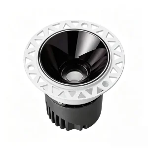 Recessed Full Spectrum LED Downlight Frameless Aluminum Anti Glare Light for Hotel