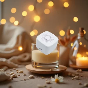 Rechargeable Mini White Noise Sleep Machine with Night Light Portable Wireless Speaker 500mAh Battery ABS Material Model