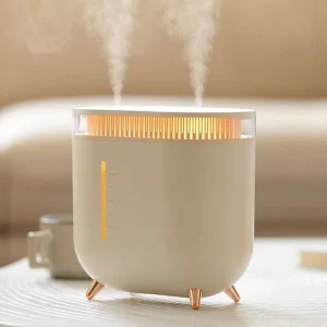 Rechargeable Portable Double Spray Humidifier Usb Cool Mist Ultrasonic air Humidifier 2 Liters Water tank