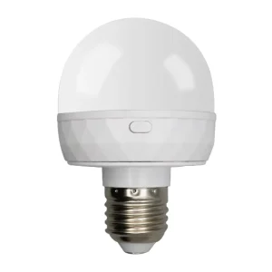 Rechargeable Smart LED Bulb Remote Control Adjustable Brightness Color Temperature E26 E27 Base DC PC for Portable Lighting