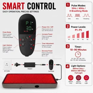 Rehabilitation Therapy Red Light Desktop Full Body Infrared Heat Inflatable Professional Grade Pain Relief Home Use High Output