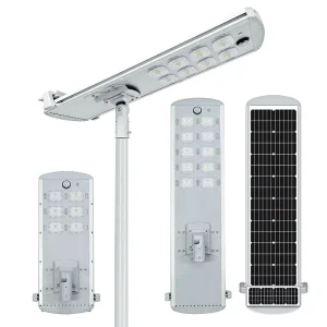 Reliable 300W Self Cleaning Solar Street Light IP65 LED Aluminum Auto Dust Repellent System with Day Night Sensor for Road Top