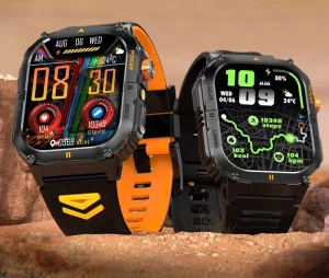 Relogio Inteligentes Smartwatch Flashlight IP68 Waterproof 1000mAh IPS Large Screen Sleep Tracking Robust Outdoor Smart Watch