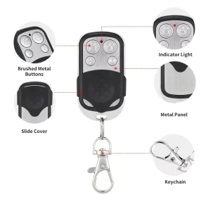 Remote Control 433Mhz Universal Remote Control Key Smart Electric Garage Door Replacement Cloning Cloner Remote