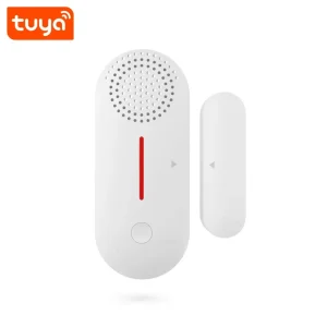 Remote Control Tuya WiFi Door Window Sensor Smart Life APP Alarm Door Magnetic Contact Detector with 90dB Alarm Sound PST AW301